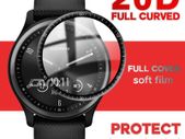 20D Screen Protector for Garmin Move Sport Smart Watch Full Coverage Curved edge Anti-scratch Soft Protective Film Not Glass