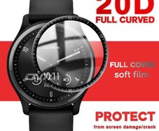 20D Screen Protector for Garmin Move Sport Smart Watch Full Coverage Curved edge Anti-scratch Soft Protective Film Not Glass