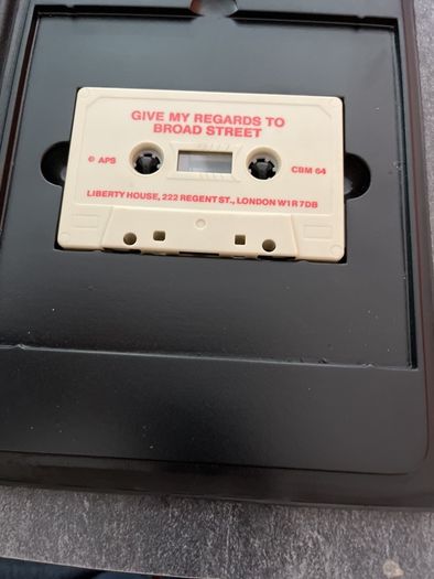 Paul McCartneys Give My Regards to Broad Street C64 Game (Mind Games, 1985) Very Rare