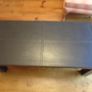 Designer Leather Coffee Table for Sale Image 4