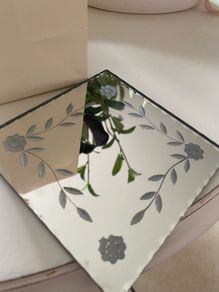 ShabbyChic Laura Ashley Inspired Sett of 3 Mirror Bases 5e