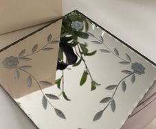ShabbyChic Laura Ashley Inspired Sett of 3 Mirror Bases 5e