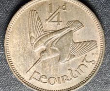 Ireland 1937  Farthing uncirculated coin
