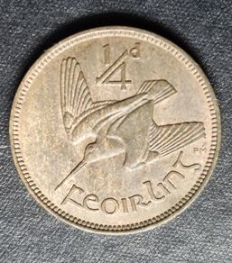 Ireland 1937  Farthing uncirculated coin