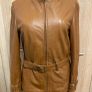 Genuine leather custom made, very soft calf leather jacket size UK8 EU 36 Perfect condition as new , luxury item Image 3