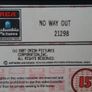 No Way Out VHS Pal Video Tape (Very Rare And Collectable VHS Film) Image 8