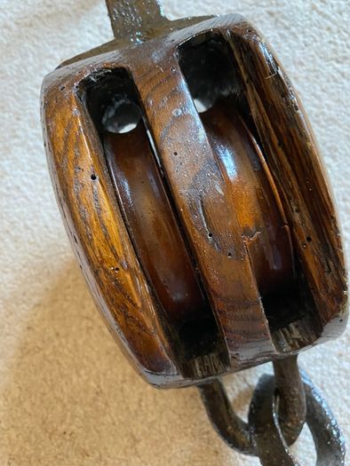 Antique barn/ships pulley block