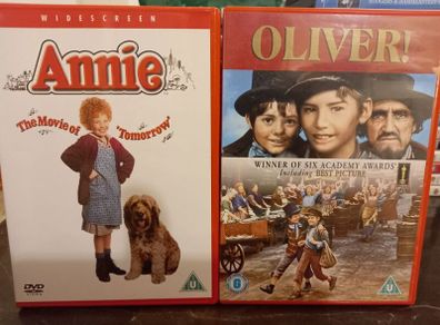 Annie & Oliver! Musical Dvd Bundle