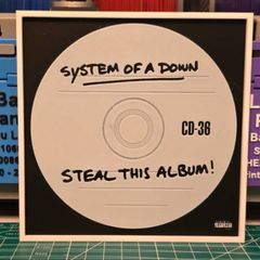 System of a down "steal this album" 3D printed album cover.
