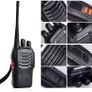 2PCS Walkie Talkie USB power Rechargeable Walkie Talkies Long Range Two-Way Radio Walky Talky with Earpieces 16CH Handheld Transceiver with LED Light for Field Survival Biking Hiking Image 3