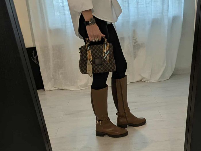 Brown Monogram Shoulder Handbag - BRAND NEW
