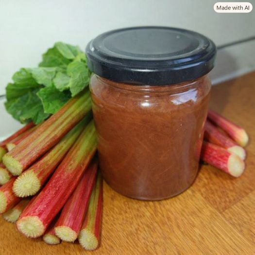 Organic Rhubarb Jam 210g
