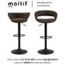 Grace Upholstered Bar Stool Image 2