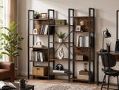 Storage Shelves bookcase with 14 shelves Free standing