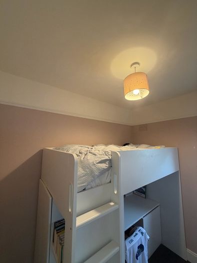 Bunk bed with desk