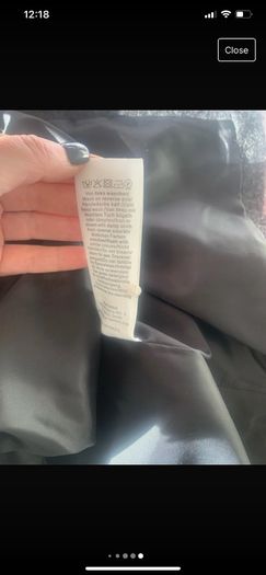 Charcoal coat. Size 14