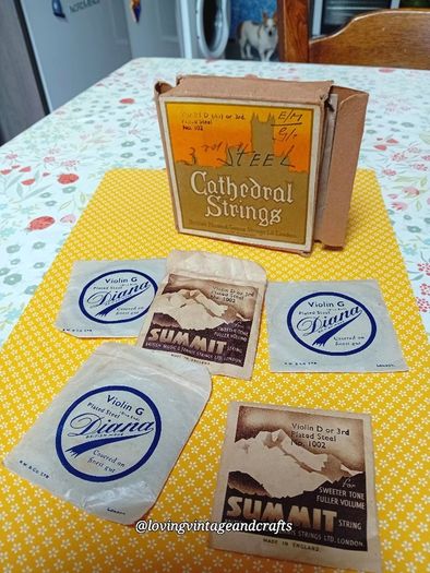 Vintage Violin Strings