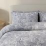 Double Duvet Cover Set with Pillowcases| Blue Abstract Mark Image 3