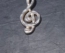 Silver Treble Clef