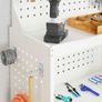 Tool Trolley Manual White 65 x 35 x 111 cm Cold-rolded steel Image 4