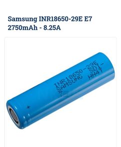 200x Samsung INR18650-29E, genuine, sorted, tested, fully working
