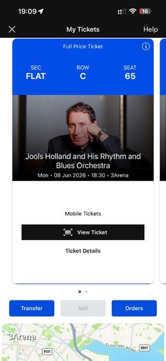 Jools Holland Monday 8 June 3 Arena