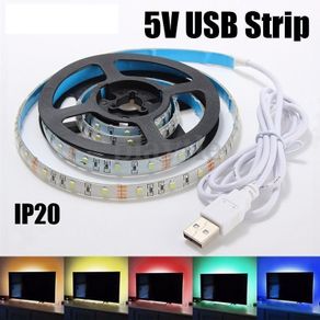 3528 SMD DC 5V USB Fairy Light Behind TV Kitchen charger power supply LED strip light RGB remote control USB cable adapter LED Lamp Decor Light Party Disco White, Red, Blue, Warm White and Green