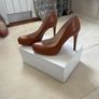 LK Bennett sledge stilettos; tan Image 2