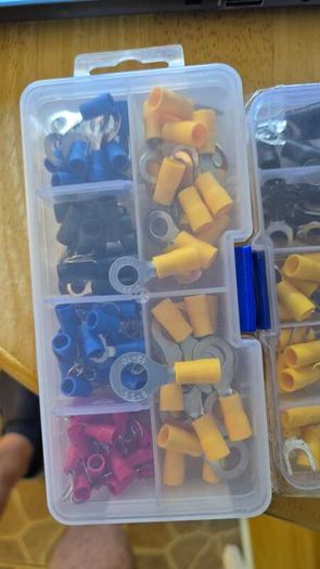 cable connectors spade and ring