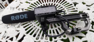Sony XLR-H1 Sony FX30/FX3 Top Handle Unit + Rode NTG1 + Smallrig XLR Handle Extension 4771 + Smallrig Cage 4183B