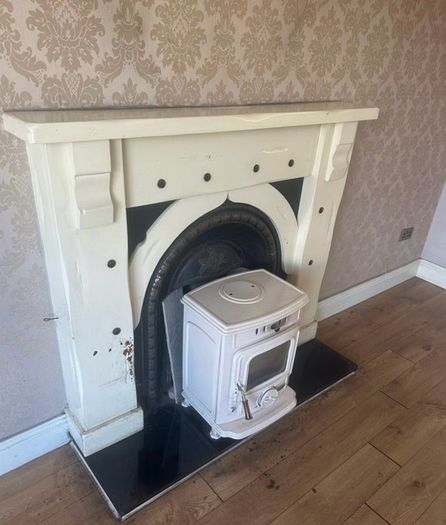 Cream Enamel Stove