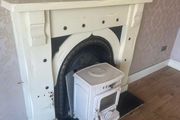 Cream Enamel Stove