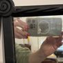 Black Cast Iron Mirror Image 3