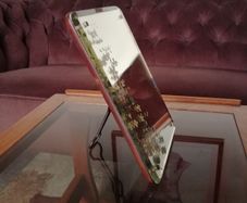 Antique Military Travel Vanity Shaving Bevelled Folding Mirror