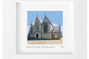 Star of the Sea Church, Sandymount - mini Framed print by artist Helen Mathews