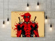 main image for ad Deadpool printed Wall picture 3mm foamex board printed picture on it wall board wall decor wall art picture