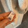 Ladies Plush Fleece Jacket from M&S in cream - Size 10 / Medium Image 4