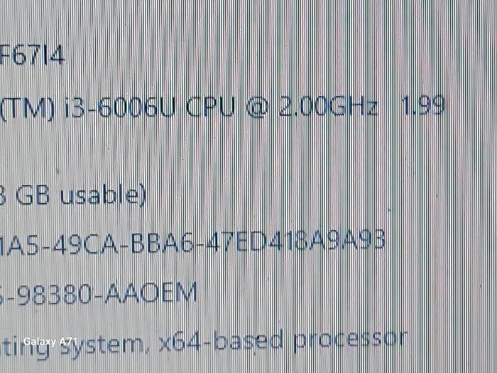 ACER ASPIRE E5-475, Intel Core i3-6006U CPU, 2.0 GHz, 8GB Ram, 900GB HDD, Windows 10, Microsoft Edge, Chrome