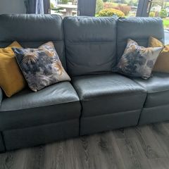 Italian leather recliner