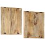 Hand-Carved Wall Panels 2 pcs Solid Mango Wood 60x60x2.5 cm Image 5