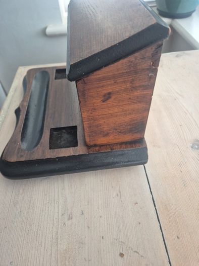 antique victorian writing compendium-all original-stationery and inkstand