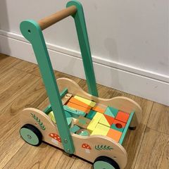 Wooden trolley