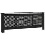 MDF Radiator Cover Black 205 cm Image 4