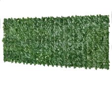 Artificial Leaf Hedge Screen, Expandable Faux Privacy Fence Panel for Garden Outdoor Indoor Decoration, 3M x 1M, Dark Green