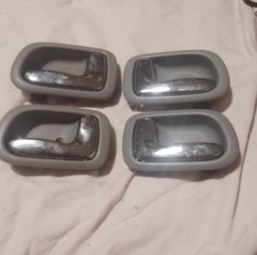 Set of 4 x Toyota Corolla E11 97-02 Interior Chrome Door Handle Pull Set