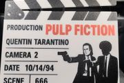 Pulp fiction / Scarface display scene clap boards