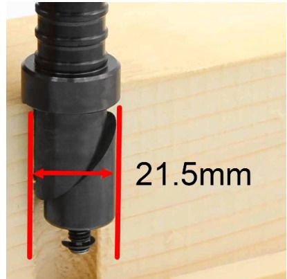 BRAND NEW Woodworking Desktop Surface Fixing Clamp Aluminum Alloy Table Hold Down Clamp DIY Fixing Clip Practical for 19/20mm Hole