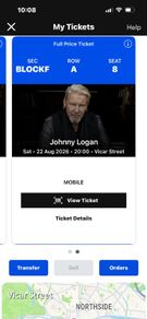 johnny logan tickets