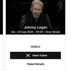 johnny logan tickets