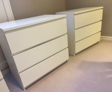 IKEA malm 3 drawers (x2)